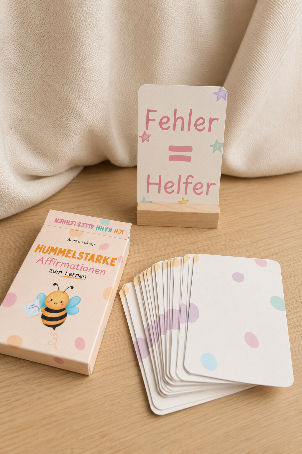 Hummelstarke Affirmationskarten zum Lernen